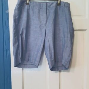 Talbots size 18W denim look shorts
